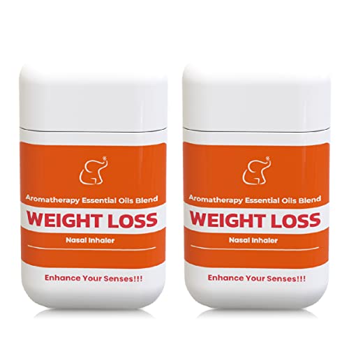Equivalence Weight Loss Aromatherapy Blend Nasal Inhaler Appetite Relief - Stop Food Cravings, Hunger Control - Appetite Suppressant, 100% Natural Organic Vegan, Drug-Free Nasal Inhaler Stick 2Pack #TOP11