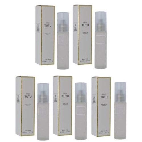 Crimson Kangaroo Fragrances 5 Pack Set Of Womens Miss Tutu Milton Lloyd Parfum De Toilette Fragrances 50 Millilitre