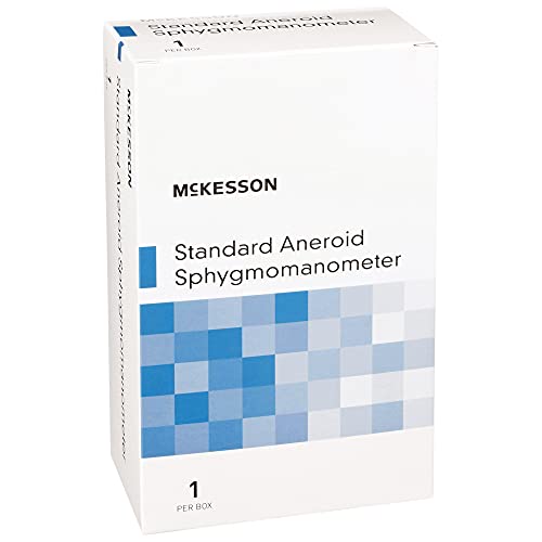 Mckesson 01-775-11Angm Standard Pocket Style Hand Held Aneroid Sphygmomanometer, Adult Cuff Size, Navy Blue #TOP2