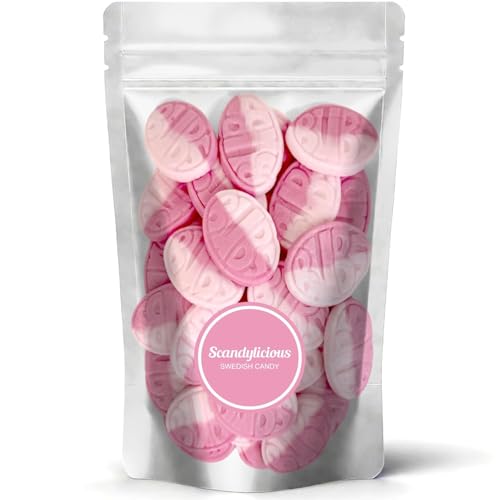 Bubs Swedish Candy - Wild Strawberry Pomegranate Sweet Ovals, Authentic Swedish Flavor in Every Bite, Perfect for Satisfying Your Sweet Tooth (1/2 LB)