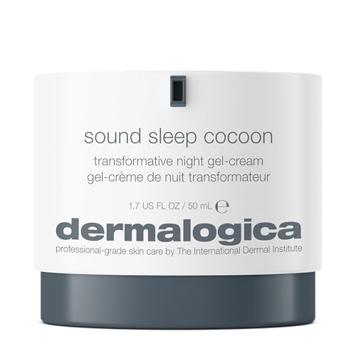 Dermalogica Sound Sleep Cocoon Night Cream Gel for Face, Revitalizing Overnight Moisturizer with Essential Oils - Promotes Restful Sleep for Radiant, Healthier-Looking Skin, 1.7 Fl Oz