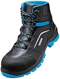 Uvex Herren Uvex 2 xenova 9556243 ESD Sicherheitsstiefel S3 Groeße 43 Schwarz Blau 1 Paar, Blau Schwarz, EU