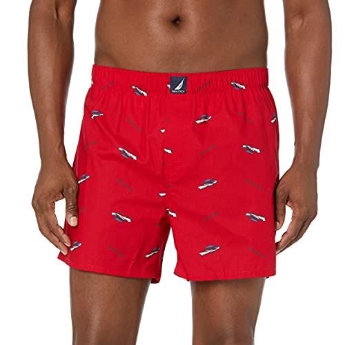 Nautica Men's Classic Cotton Woven Boxer