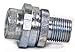 Male to Female Union, HazLoc, Steel, 1In