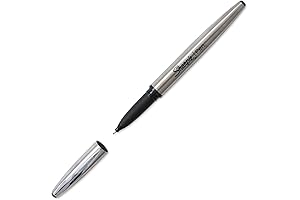 Sharpie Stainless Steel Grip Pen with Felt Tip and Fine Point