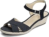 LifeStride Women's, Liddy Sandal Black 8 W