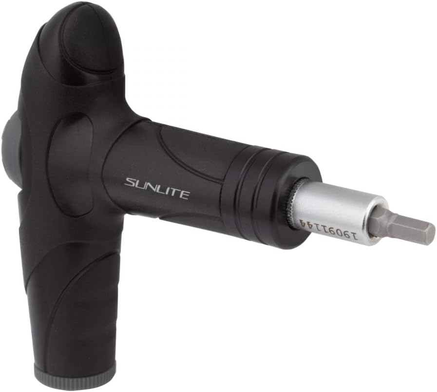 Sunlite Adjustable Mini Torque Wrench Tool, Black