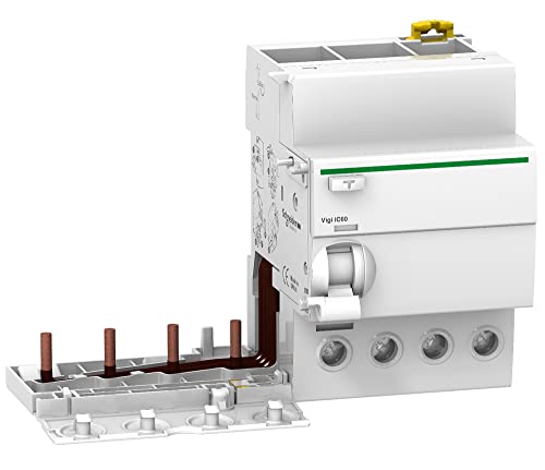 Schneider Electric - Acti9 vigi iC60 - bloc différentiel - 4P 63A 30mA type AC 400-415V - A9V11463