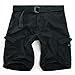 Produktbild Procity Vintage Herren Cargo Shorts Bermuda Kurze Hosen Herren inkl. Gürtel Grau G 46/5XL