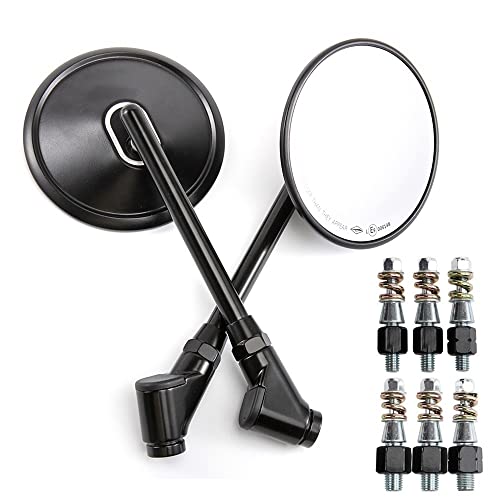 Rétroviseurs 8mm 10mm universels pour Harley Davidson FXDWG Wide Glide