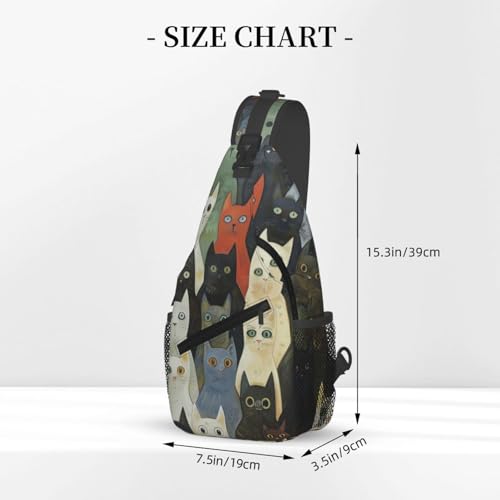 Bolso cruzado Cat para hombre y mujer miniatura 3