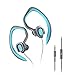 Running Headphones Over Ear Sport Earphones with MIc HD Stereo Sweatproof Earbuds with Bass for Gym Sports Workout Headsets(blue)
