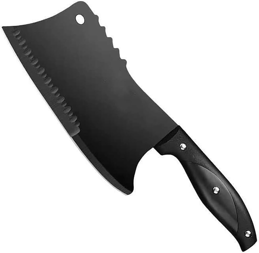 Meat Cleaver,Cleaver Knife, Kitchen Knives Chinese Cleaver Butcher Knife Stainless Steel Bone Chopping Knife Meat Slicing Cleaver Chef Kitchen Machete