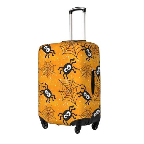 Halloween Spider Web Luggage Cover Protector Elastic Washable Anti-Scratch Suitcase Covers With Zipper Closure For Luggage 18-32 Inch X-Large2
