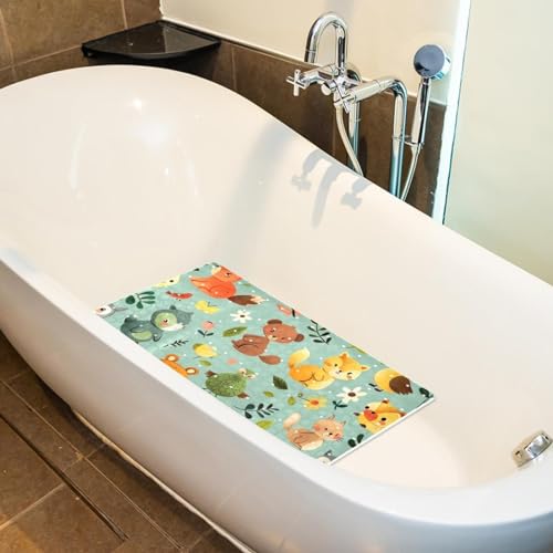Alfombrilla de baño con ventosas que evita caídas en la ducha 6