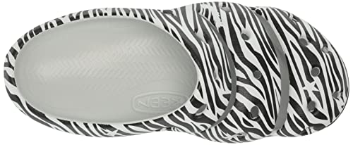 Keen Women's Yogui Comfortable Slip On Lightweight Clogs, Atms Zebra Star/Multi, 9 #TOP4