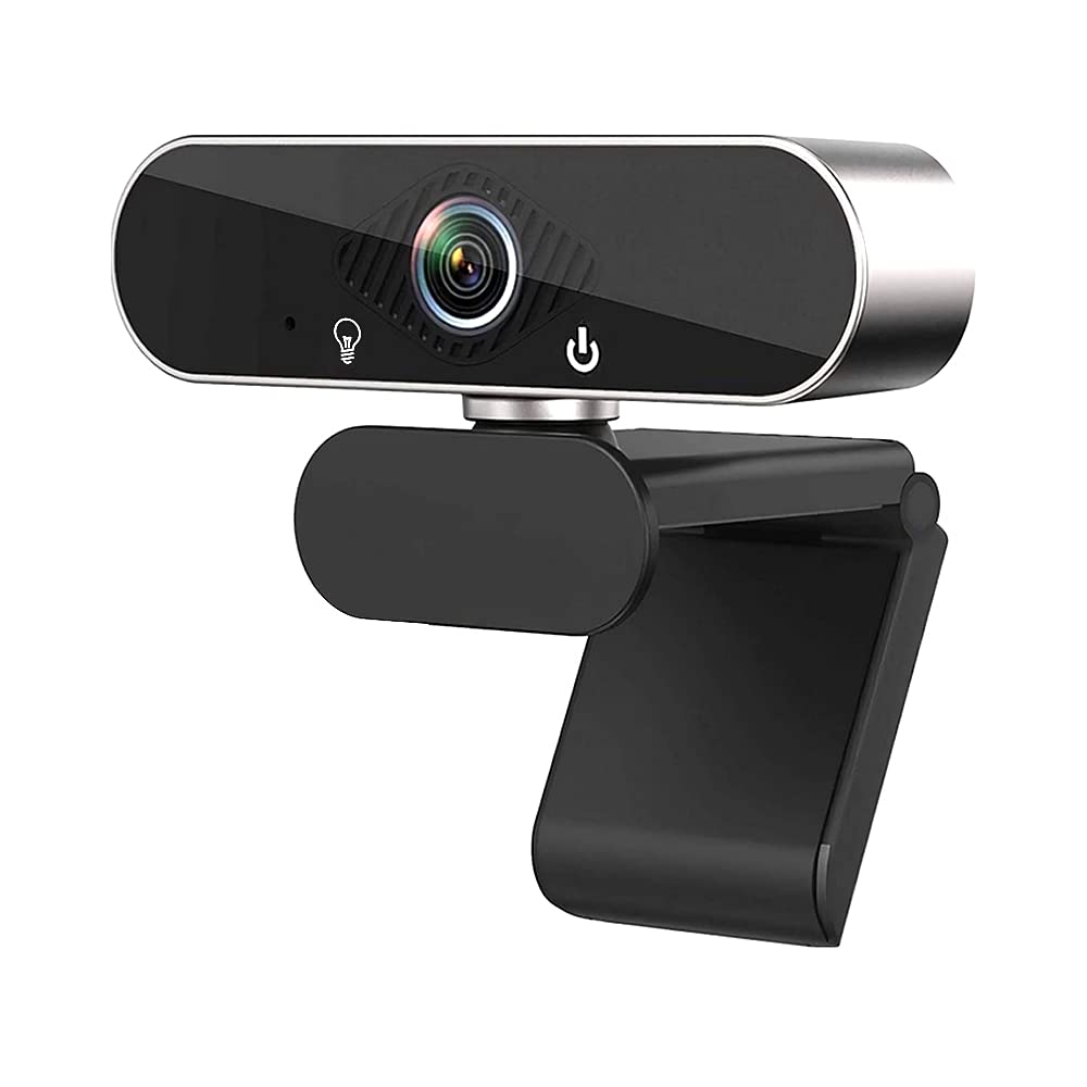 Full 1080P Webcam Crystal Clear Image Built in Microphone Compatibility 120°View Angel Noise Reduction Multi-person Chats