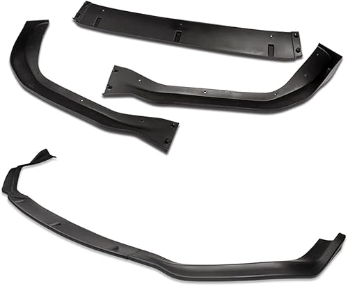 Miniatura 3 de 9-Piece Front Bumper Lip Kit & Side Skirt Extensions Diffuser Compatible with 2014-2016 Lexus is-Series F-Sport Model Only, Front Bumper Lip Spoiler