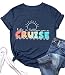 Womens Cruise Shirts Life is Better On A Cruise Graphic Summer Vacation Beach T-Shirt Dark Blue XL