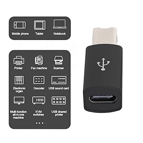 2pcs USB-C Type C to Midi Adapter Converter Lectronic Musical Instrument for Midi Keyboard Phone Tablet