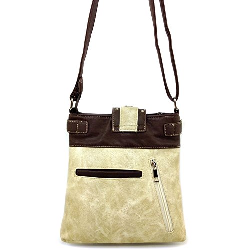 Justin West Western Concealed Carry Tooled Leather Laser Cut Buckle Embroidery Messenger Cross Body Handbag Purse3