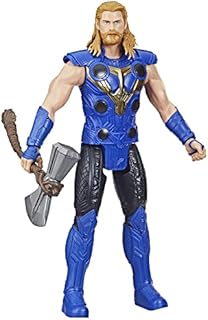 Hasbro Marvel Avengers Titan Hero Series Thor Toy, 30-cm-scale Thor: Love and Thunder Figure, Toys for Children Aged 4 and Up, Multicolor,One Size,F4135