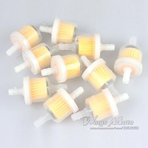 Fuel Filter Universal Motorcycle Dirtbike ATV Moped Scooters Pit Bike Pack of 10 (1)