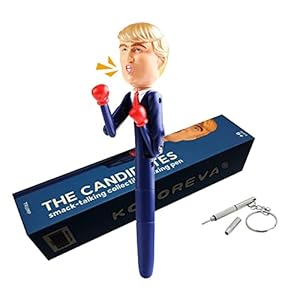 Donald Trump Merchandise Talking Ballpoint Pens, Funny Gifts,Gag Gifts,Birthday Gifts for Dad,White Elephant Gifts for Boyfriend,Christmas Stocking Stuffers for Men