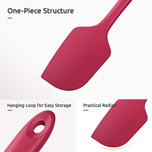 U-Taste BASICSPATULA-4-RED Silicone Spatula Set thumb #5