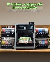 Creality CFS, Creality Filament System, Multicolor Auto Filament System für K2 Plus 3D-Drucker, Automatische Erkennung, Umschaltung und Weiterleitung, feuchtigkeitsgeschützte Filamentspeicherung – Ansicht 4