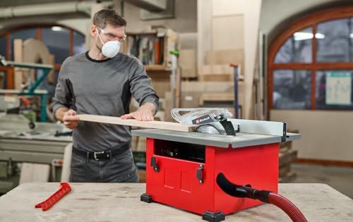 Miniatura 2 de Einhell Tc-Ts 8 - Sierra Circular Sobre Mesa 1200 W, Altura De Corte 45 Mm, Hoja De Ø 210 Mm, Tope Angular, Tope Paralelo, Conexión Para Aspiradora En El Edificio