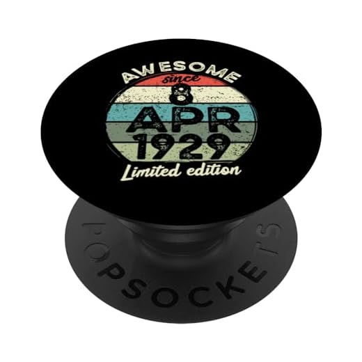 8 abril 1929 95 cumpleaños 95 años [year] Cumpleaños PopSockets PopGrip Intercambiable