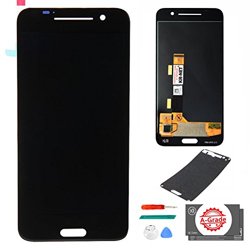 KR-NET [A-Grade] Black Display LCD Touch Screen Digitizer Assembly+Pre-Cut LCD sticker for HTC One A9 Hima Aero