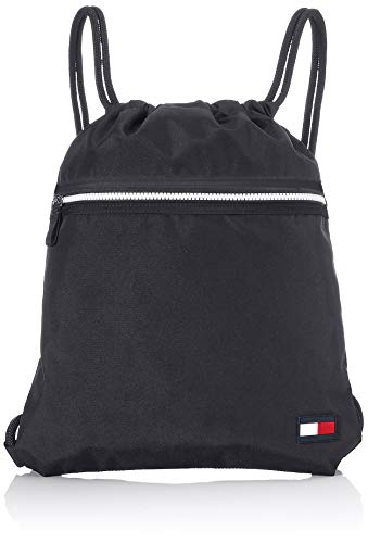 Tommy Hilfiger: Kids Core Drawstring Backpack  Mochilas Unisex Niños  Negro  Black