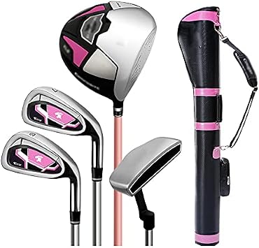 Ladies Golf Club Set, Ladies Golf Club Set Complete Right Handed Golf Club Set, Golf Club Set with Golf Club and Stand Bag for Women and Beginners