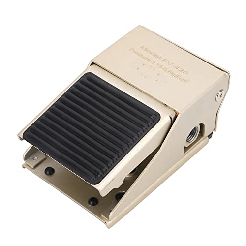 Válvula neumática de pedal duradera de aleación de aluminio para control 6