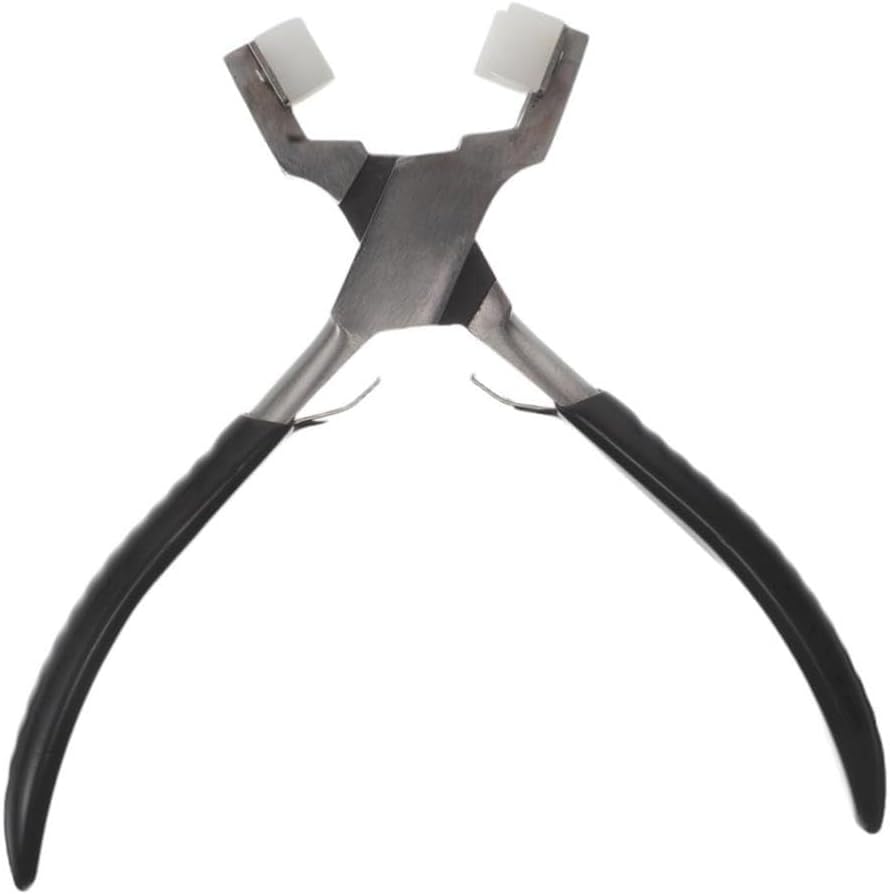 Curved Bracelet Bending Pliers for Jewelry Making with Ergonomic Handle and Smooth Carbon Steel Surface, for Beading Craft Projects and Accurate Metal Shaping Tools