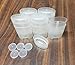 Empty Deodorant Containers - Twist-up, Recyclable, DIY Empty Deodorant OVAL Tubes, Bottom-fill 2.0 Oz (5-Pack, Black)