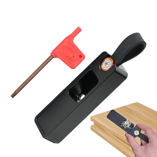 dzqad Rabot à Main en Bois - Outil de Menuisier Miniature Portable et Précise pour Angles,Pour Chanfreiner Et Ébarber Les Bords Du Bois - Pour Atelier De Réparation Meubles Fabrication Chaises