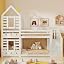 White Bunk Bed With Storage