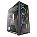 GAMEMAX View Mid-Tower E-ATX Gaming PC Case, Pre-Installed 4X ARGB Fan & 2X ARGB LED Strip, Top 360mm Radiator Support, Tempered Glass Panel, USB3.0 Ready, Fan Controller Hub Included
