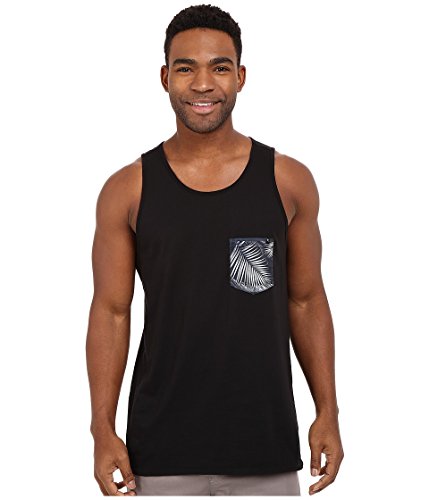 Rip Curl Men's Glory Custom Pocket Tank Top, Black, XX-Large