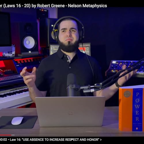 『The 48 Laws of Power (Laws 16 - 20) by Robert Greene - Nelson Metaphysics』のカバーアート
