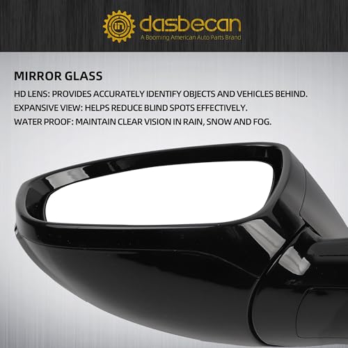 image for Dasbecan Driver side Mirror Compatible with 2019-2023 Nissan Altima He