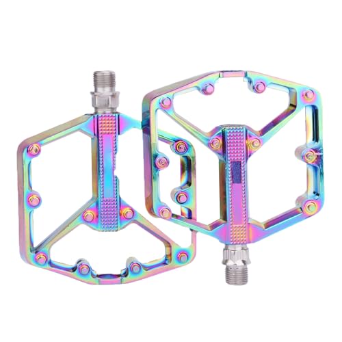 Pedales De Bicicleta De Carretera,Piezas de repuesto planas de aleación de aluminio - Pedales Anchos Para Bicicletas De Montaña,Para Hombres Y Mujeres, Entrenamiento, Ciclismo Al Aire Libre
