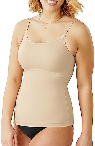 Maidenform Women's Shapewear Cami Tank Top, Tummy Control Shapewear for Women, Back-smoothing Fajas Cami (Plus Size, Too)
