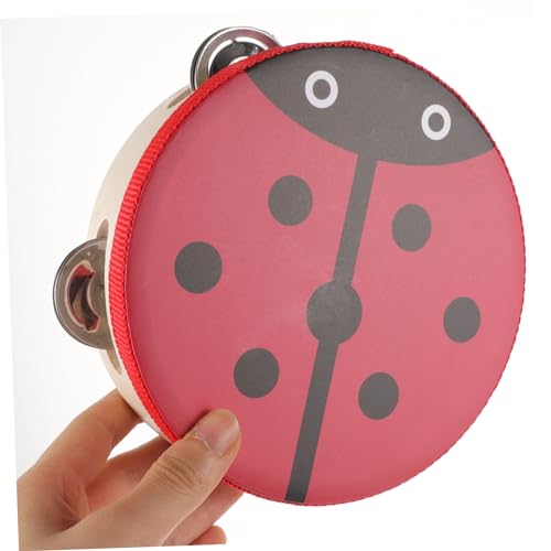 Toyvian Sino De Tambor De Pandeiro Para Crianças Sinos De Tambor De Mão Percussão De Mão Jingle Bell