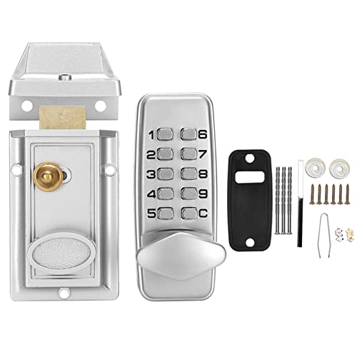 Asixxsix Mechanical Keyless Door Lock, Keyless Entry Door Lock Deadbolt Keypad Digital Password Door Lock, Waterproof Keypad Deadbolt Locks, Digital Code Combination Door Lock, Asixxsix628cimyz4g by Asixxsix - Used condition - Image 6