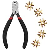 Luoyer Archery Bow String Nocking Points Set – 20 Pcs Brass Nocking Points and Pliers for Compound Recurve...
