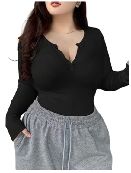 innayara divirta Women's Plus Size Quarter Button Full Sleeve Shirt - Stylish & Versatile Tops_PP-picture-25
